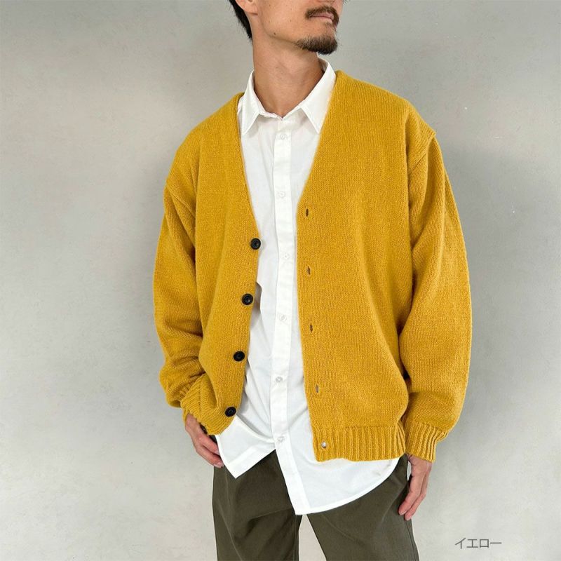 GOOD CREW モヘアVネックカーディガン メンズ商品画像-11