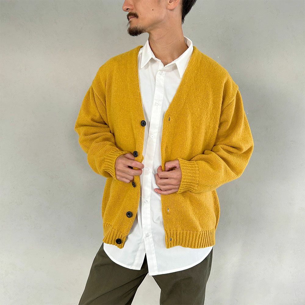 GOOD CREW モヘアVネックカーディガン メンズ