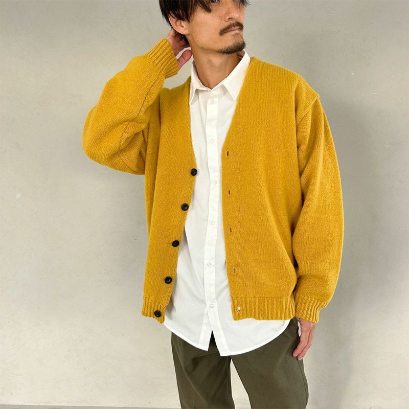 GOOD CREW モヘアVネックカーディガン メンズ商品画像-13