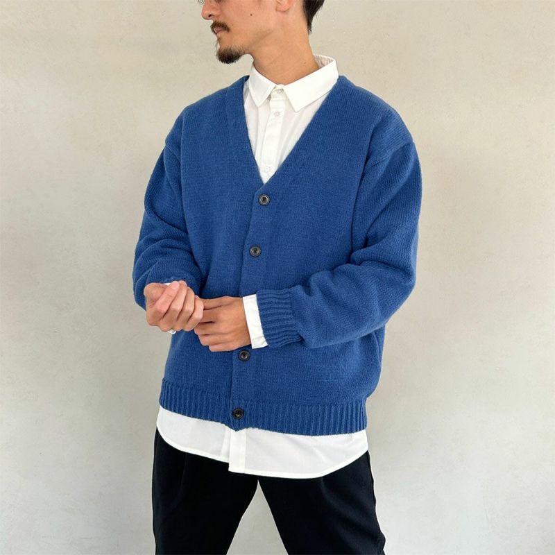 GOOD CREW モヘアVネックカーディガン メンズ商品画像-17