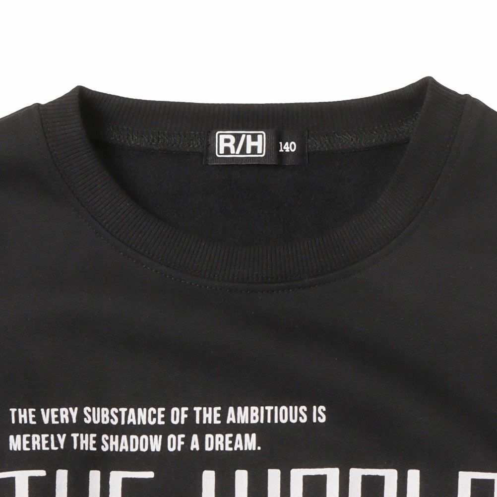 RUSH HOUR フロントロゴプリントトレーナー キッズ