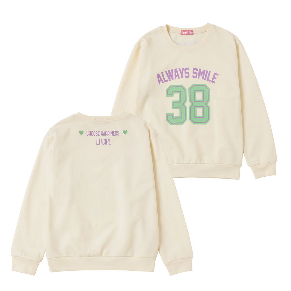 RUSH HOUR ナンバリングプリントトレーナー キッズ