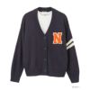 NAVY Vネックカーディガンアンサンブル キッズ