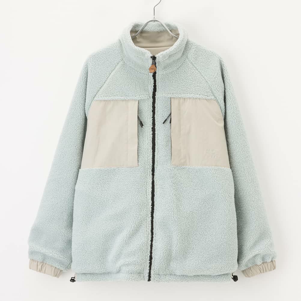 POWER TO THE PEOPLE MOVING OUTER ナイロンリバーシブルボアジャケット メンズ