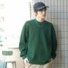NAVY 軽量クルーネックニット メンズ