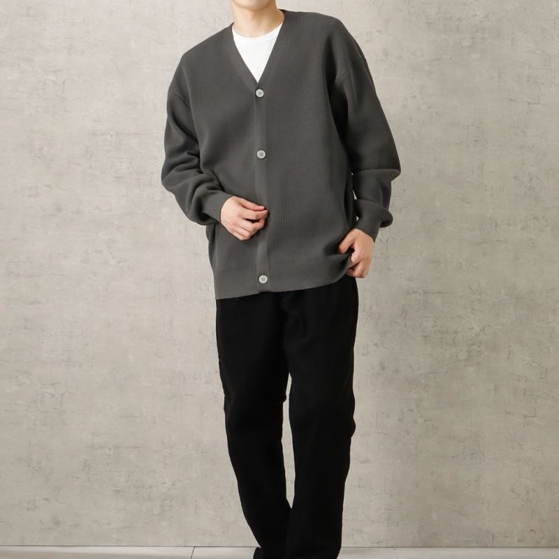 NAVY 軽量ニットカーディガン メンズ商品画像-9