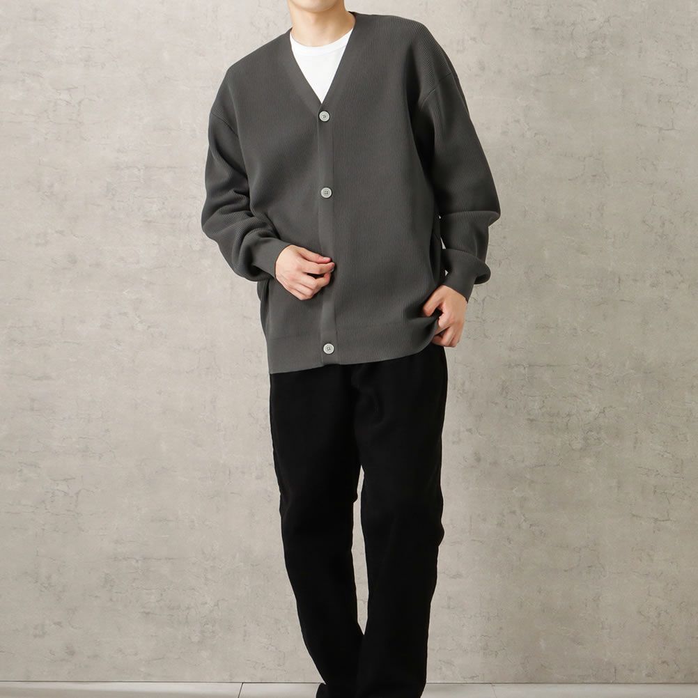 NAVY 軽量ニットカーディガン メンズ