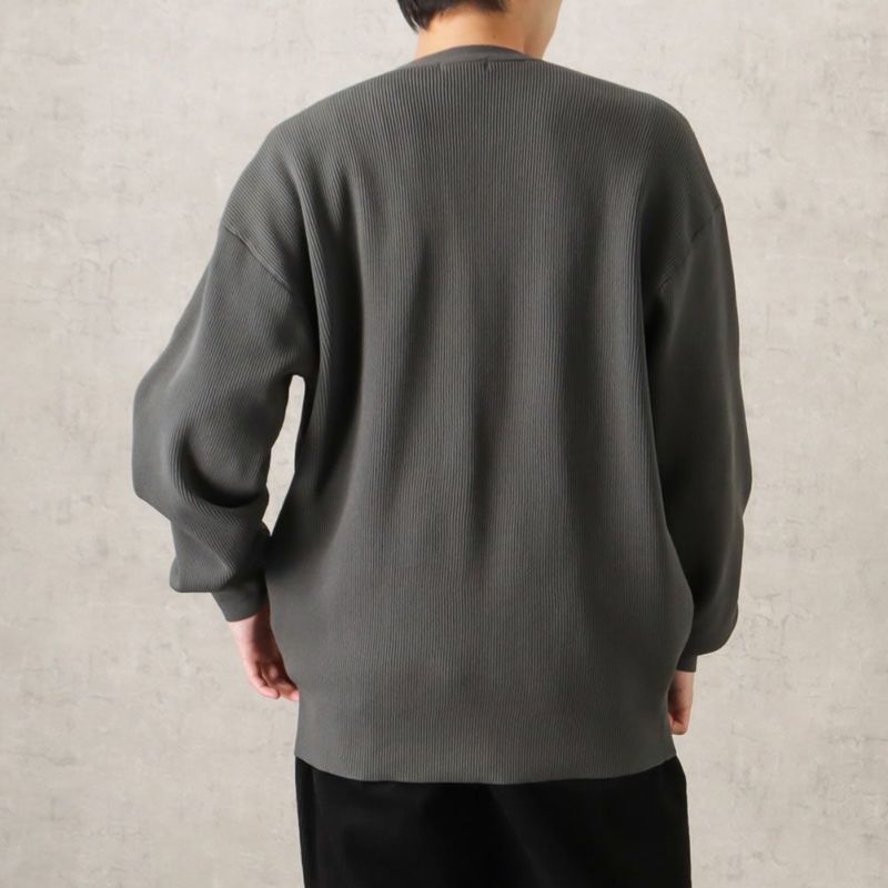 NAVY 軽量ニットカーディガン メンズ商品画像-11