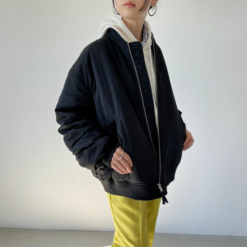 GOOD CREW 袖ボリュームMA-1 レディース商品画像-2