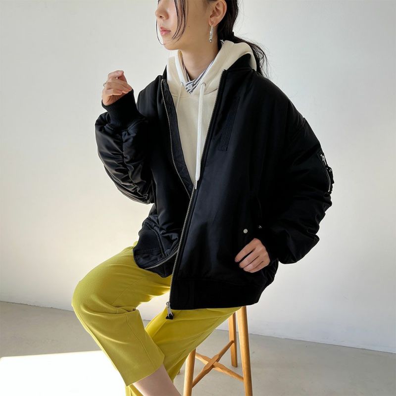 GOOD CREW 袖ボリュームMA-1 レディース商品画像-3