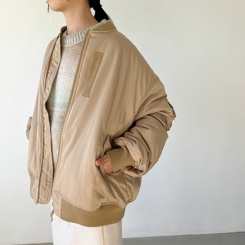 GOOD CREW 袖ボリュームMA-1 レディース商品画像-8