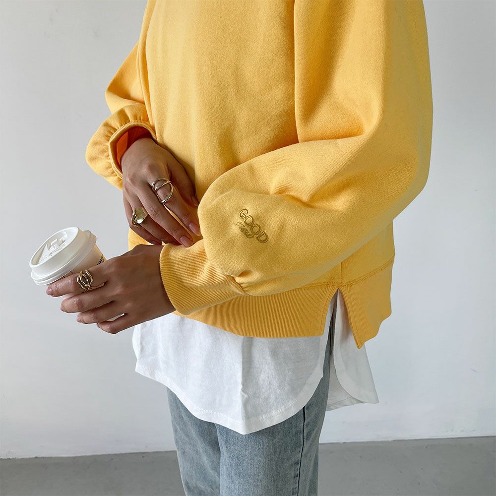 GOOD CREW ワンポイント刺繍スウェット レディース