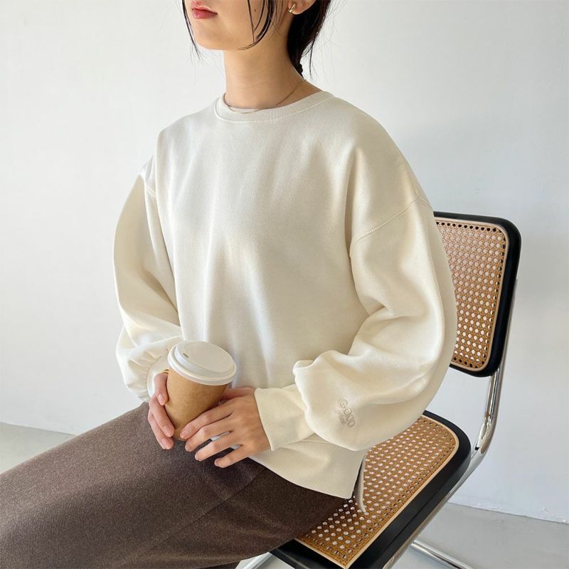 GOOD CREW  ワンポイント刺繍スウェット レディース商品画像-9