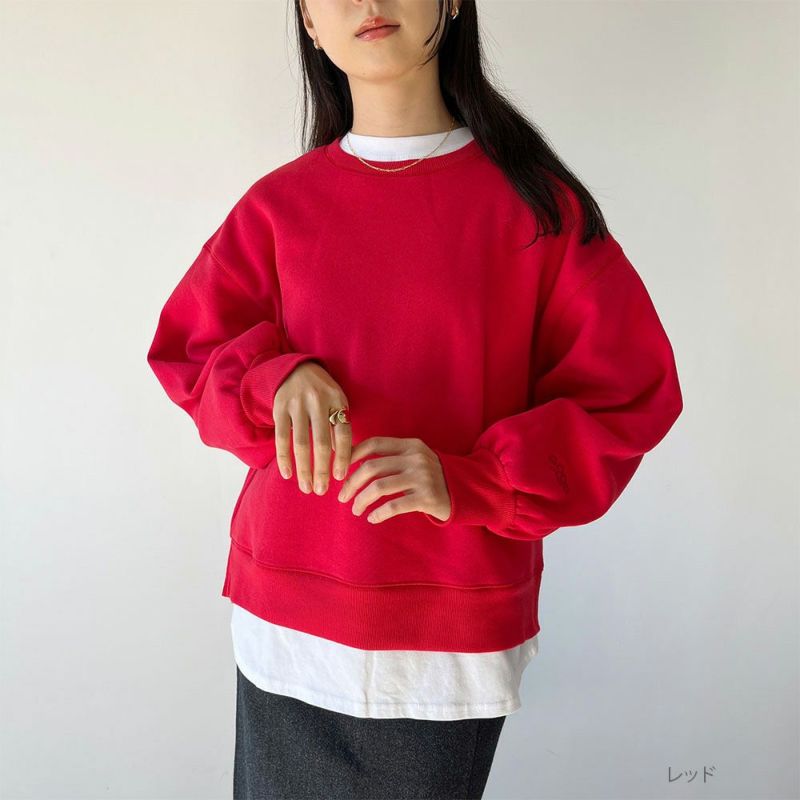 GOOD CREW  ワンポイント刺繍スウェット レディース商品画像-11