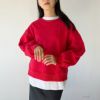 GOOD CREW ワンポイント刺繍スウェット レディース