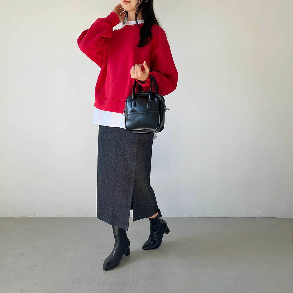 GOOD CREW ワンポイント刺繍スウェット レディース