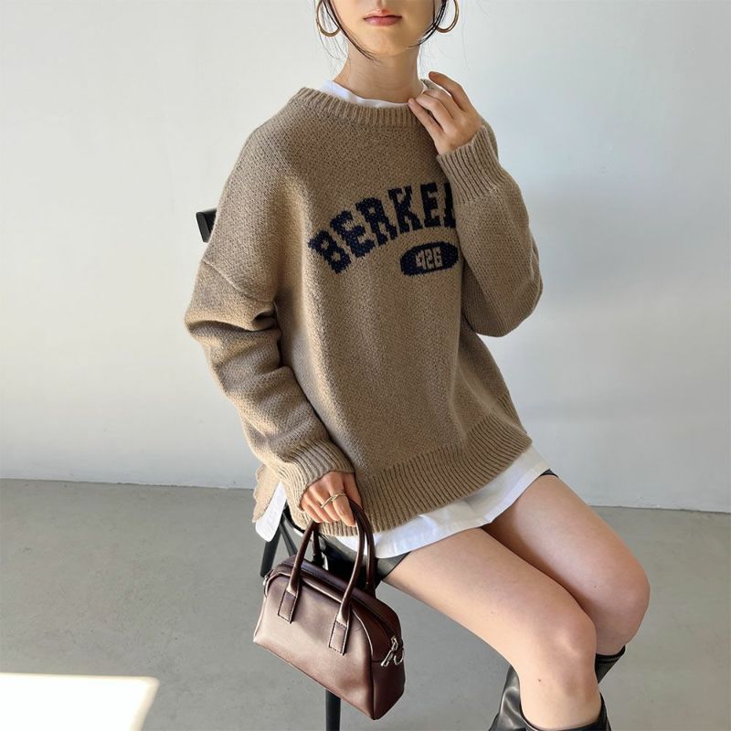 GOOD CREW カレッジロゴニット レディース商品画像-3