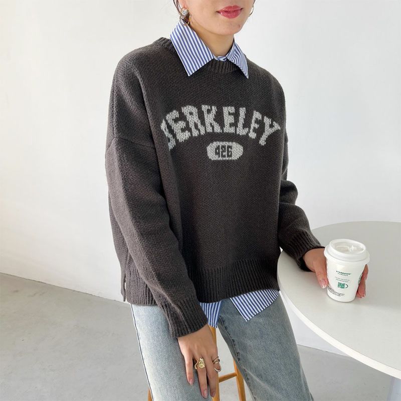 GOOD CREW カレッジロゴニット レディース商品画像-7