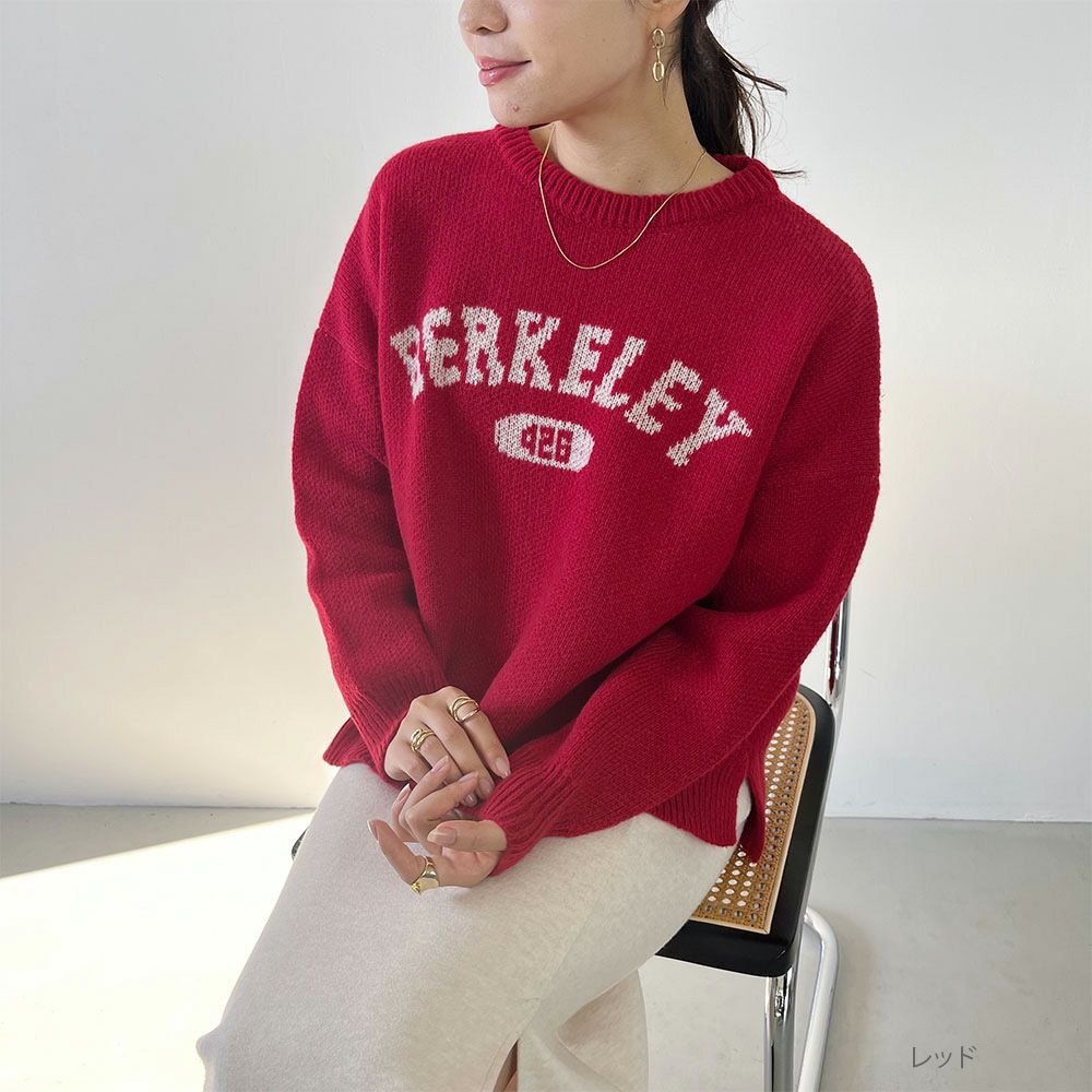 GOOD CREW カレッジロゴニット レディース