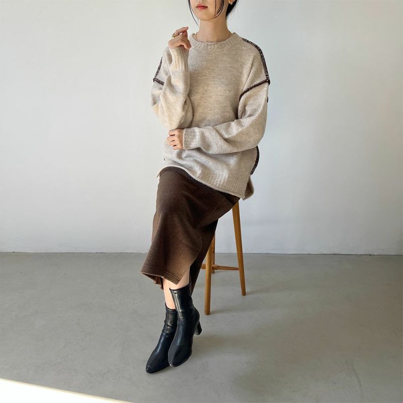 【オンラインストア限定】GOOD CREW ふわもちハンドステッチプルオーバー レディース商品画像-4