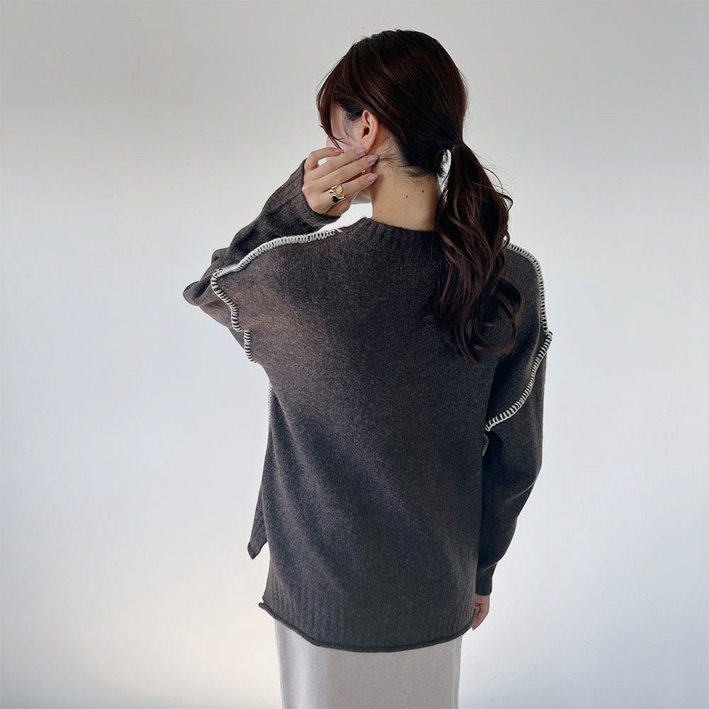 GOOD CREW ふわもちハンドステッチプルオーバー レディース