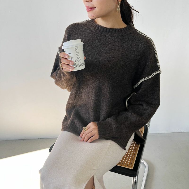 【オンラインストア限定】GOOD CREW ふわもちハンドステッチプルオーバー レディース商品画像-9