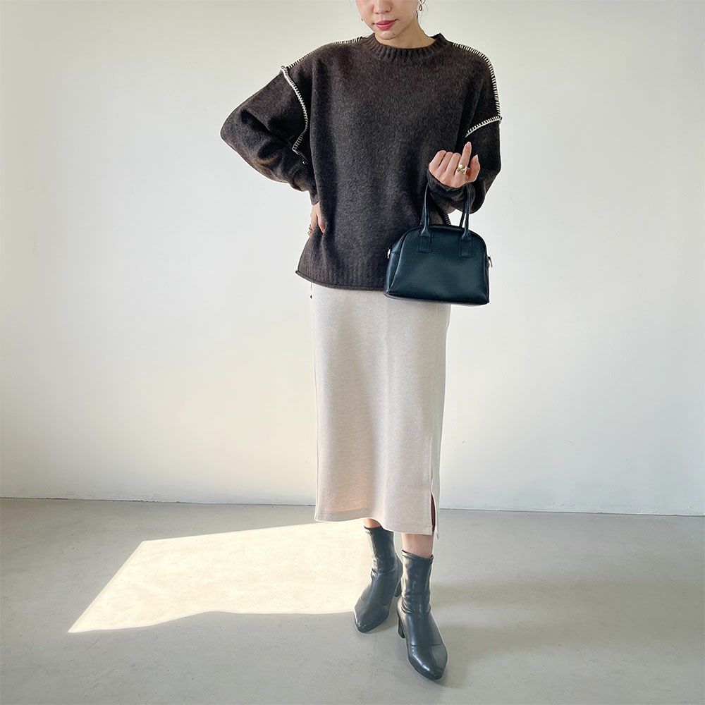 GOOD CREW ふわもちハンドステッチプルオーバー レディース