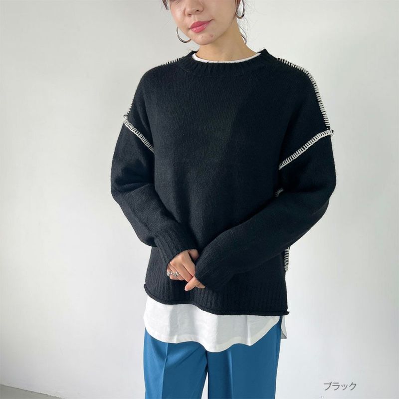 【オンラインストア限定】GOOD CREW ふわもちハンドステッチプルオーバー レディース商品画像-11