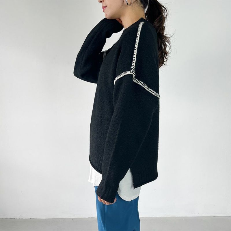 【オンラインストア限定】GOOD CREW ふわもちハンドステッチプルオーバー レディース商品画像-13