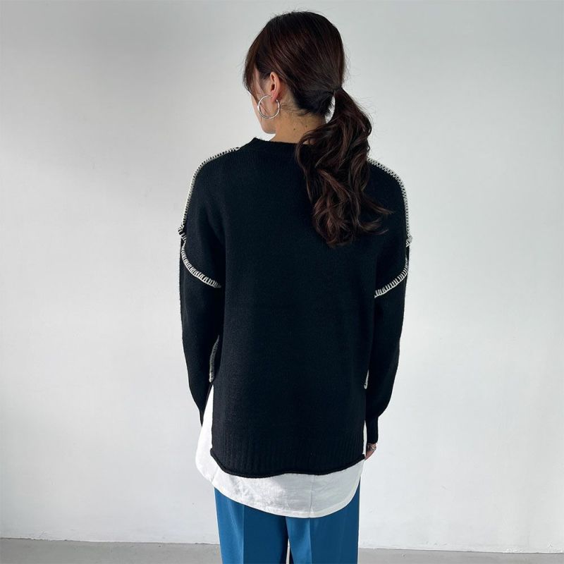 【オンラインストア限定】GOOD CREW ふわもちハンドステッチプルオーバー レディース商品画像-14