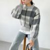 GOOD CREW チェックニットプルオーバー レディース商品サムネイル-12