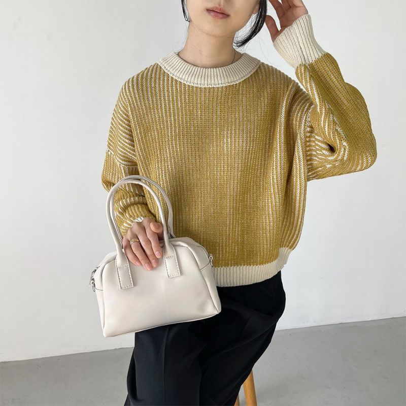 STRUCTURE ストライプセーター Mサイズ JIGGYS SHOP（ジギーズショップ） ニットセーター メンズ トップス