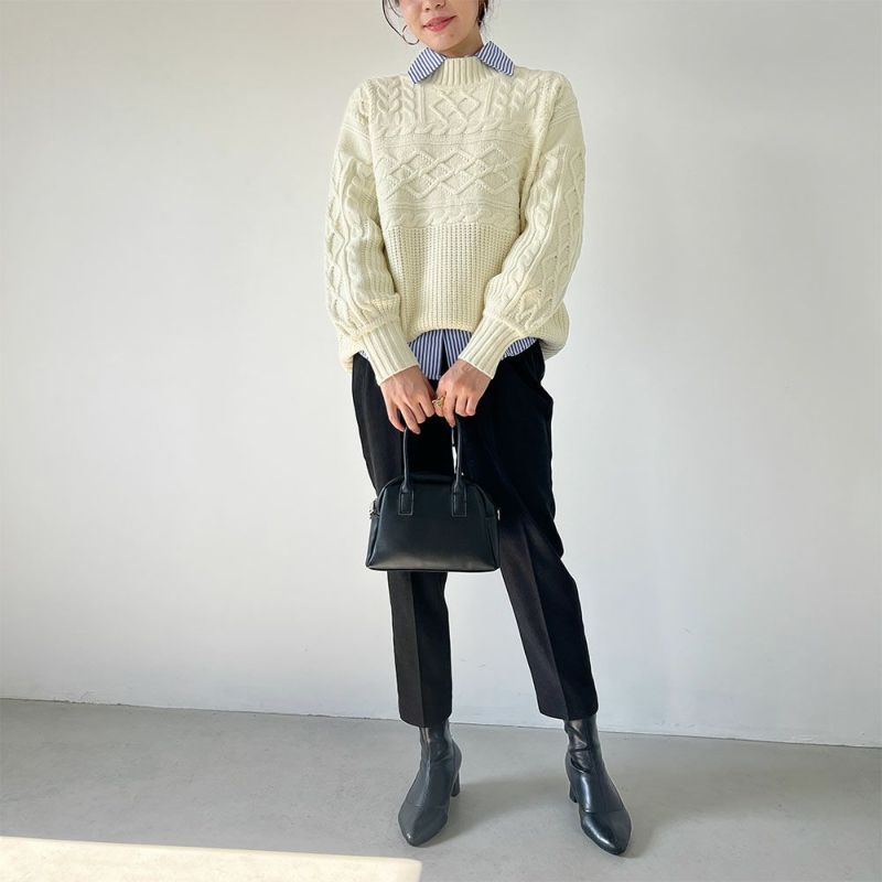 GOOD CREW ケーブルプルオーバー レディース商品画像-15