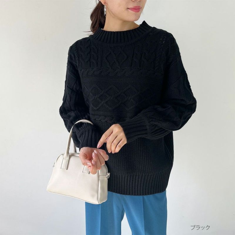 GOOD CREW ケーブルプルオーバー レディース商品画像-16