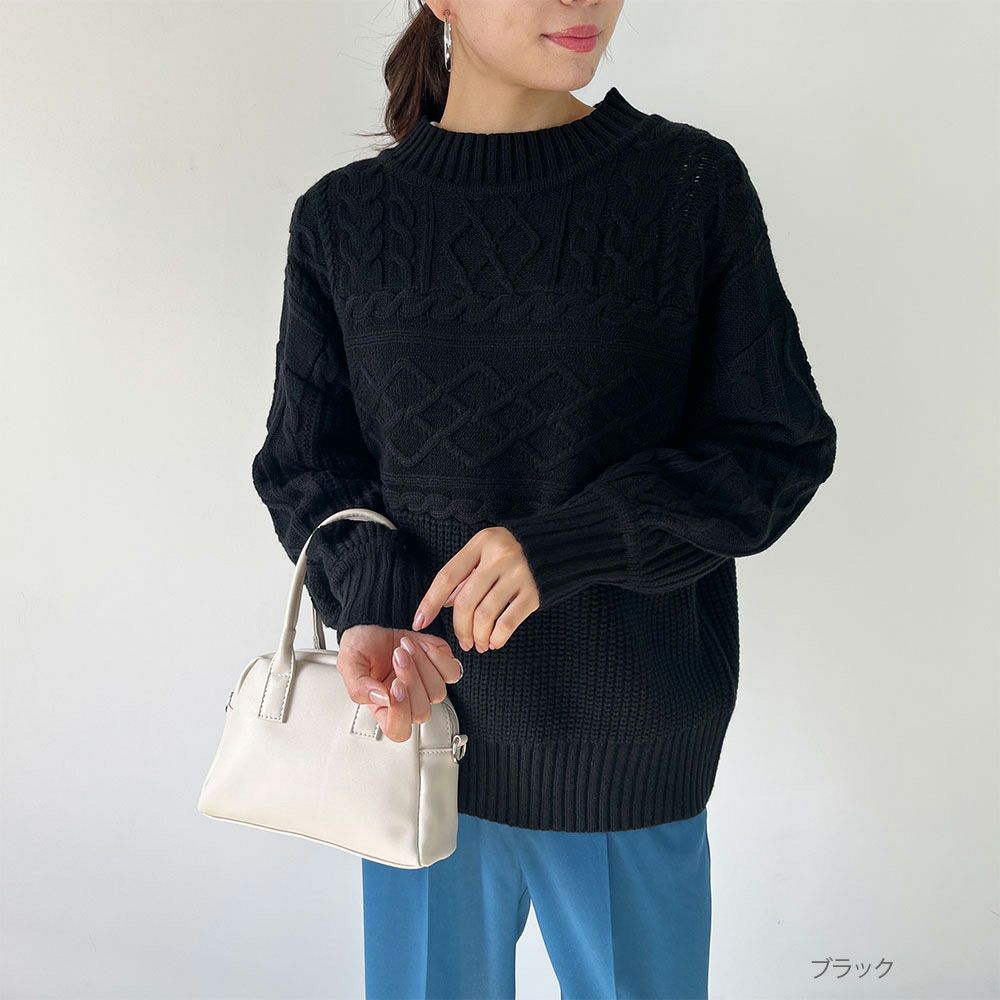 GOOD CREW ケーブルプルオーバー レディース