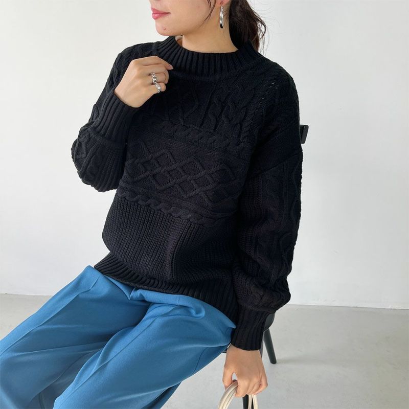 GOOD CREW ケーブルプルオーバー レディース商品画像-18