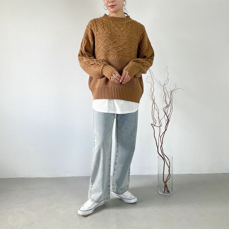 GOOD CREW ケーブルプルオーバー レディース商品画像-25