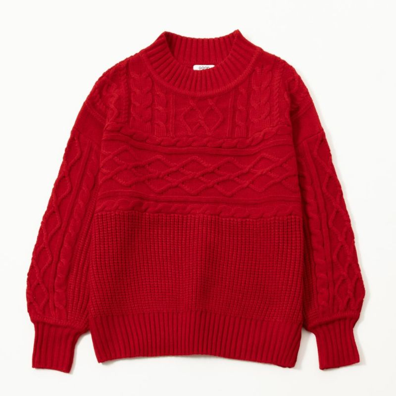 GOOD CREW ケーブルプルオーバー レディース商品画像-26