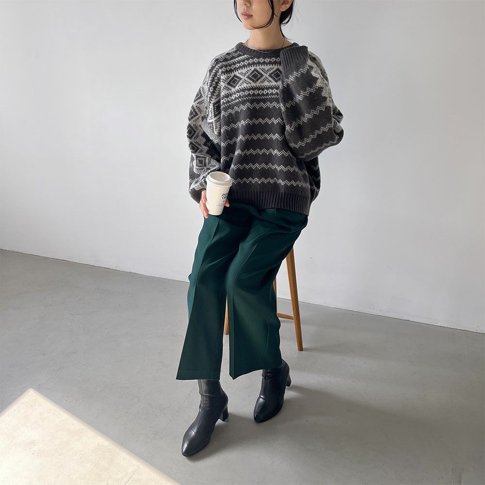 GOOD CREW  レトロ柄ニット レディース商品サムネイル-14