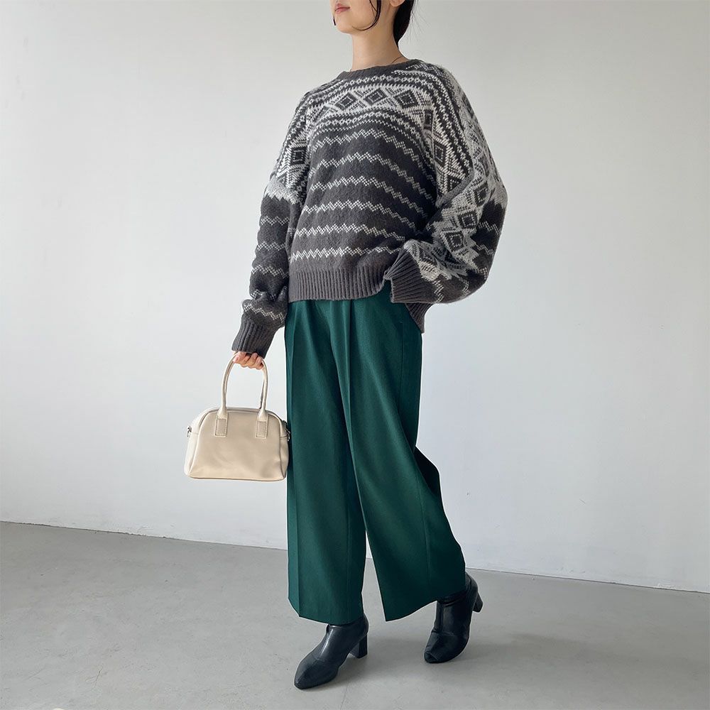 [さらに50%OFF]GOOD CREW  レトロ柄ニット レディース商品サムネイル-15