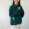 GOOD CREW バックスリットプルオーバー レディース