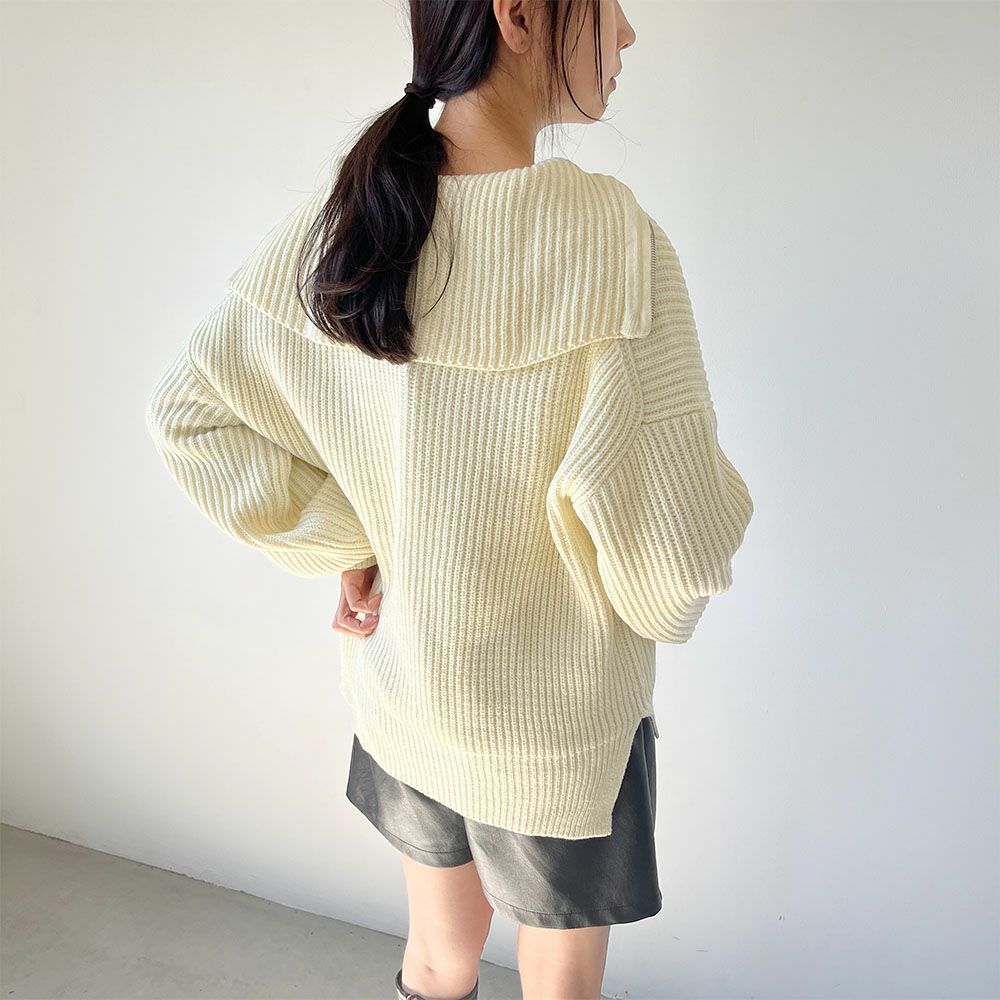 [期間限定価格]GOOD CREW  ハーフジッププルオーバー レディース商品画像-9