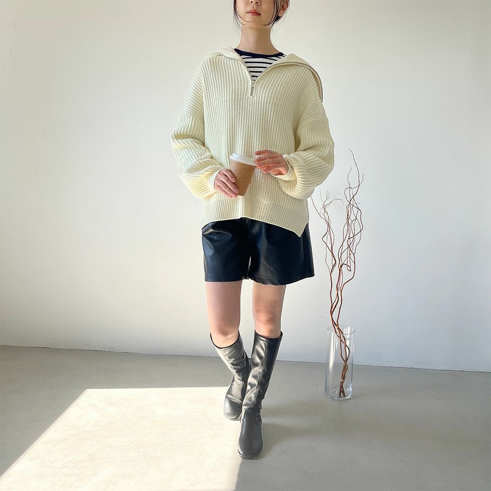 [さらに50%OFF]GOOD CREW  ハーフジッププルオーバー レディース商品サムネイル-10