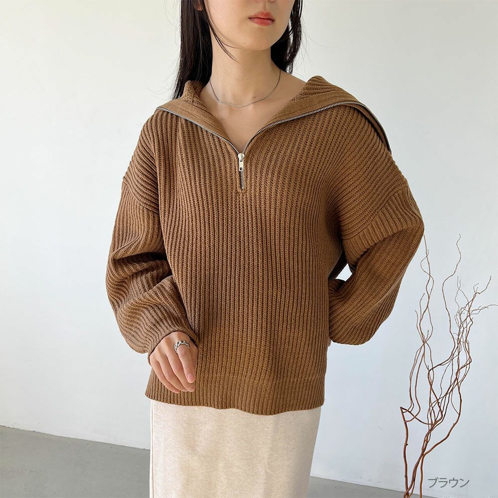 GOOD CREW  ハーフジッププルオーバー レディース商品サムネイル-11