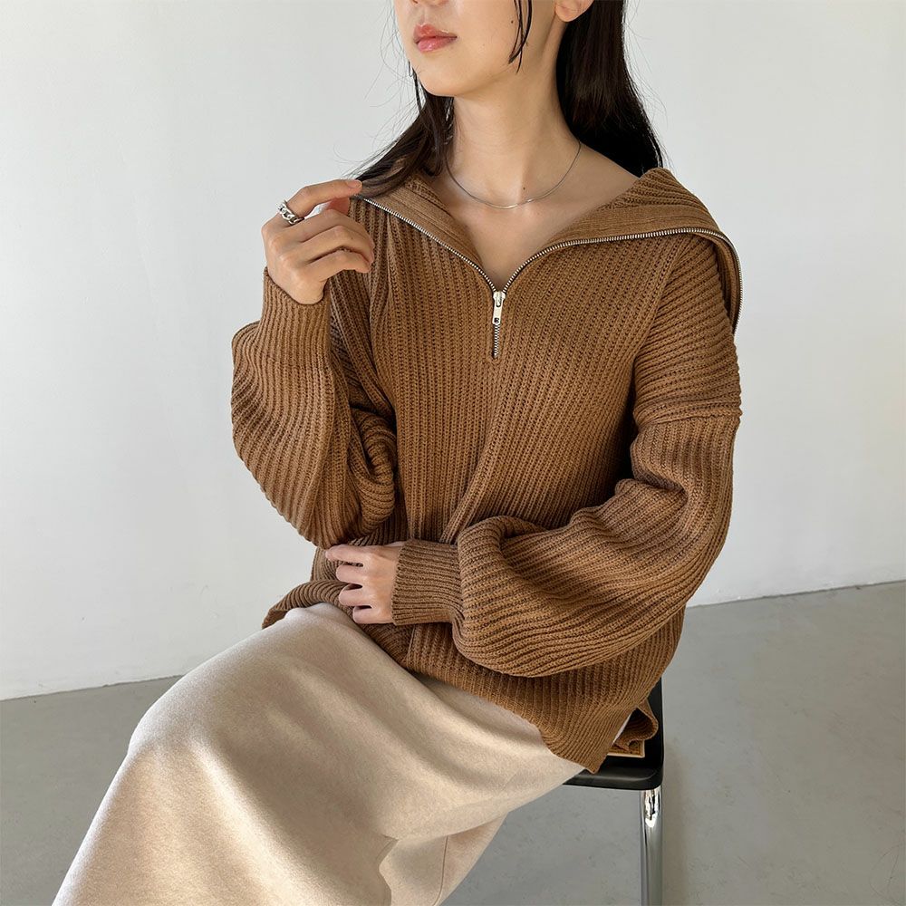 [さらに50%OFF]GOOD CREW  ハーフジッププルオーバー レディース商品サムネイル-12