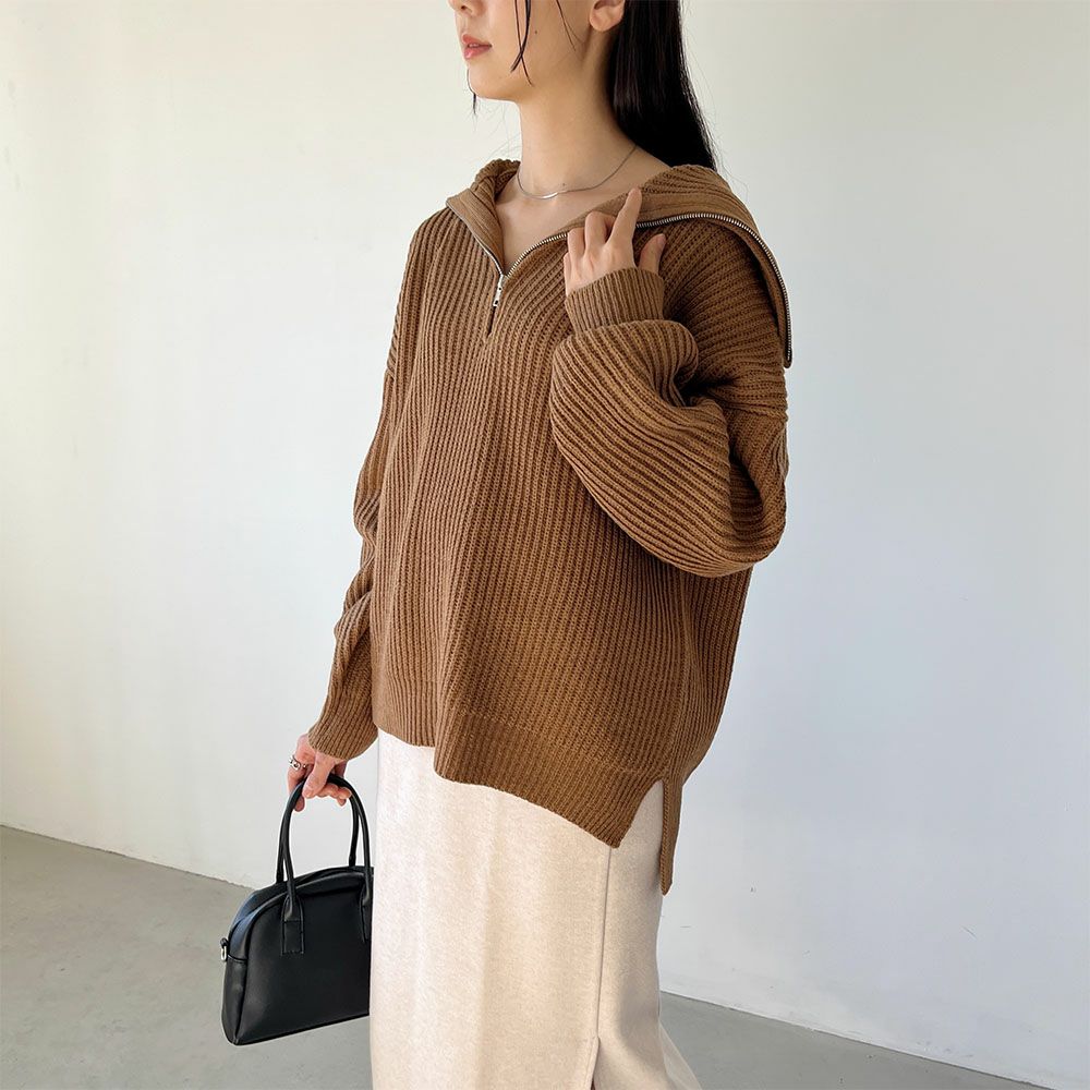 [さらに50%OFF]GOOD CREW  ハーフジッププルオーバー レディース商品サムネイル-13