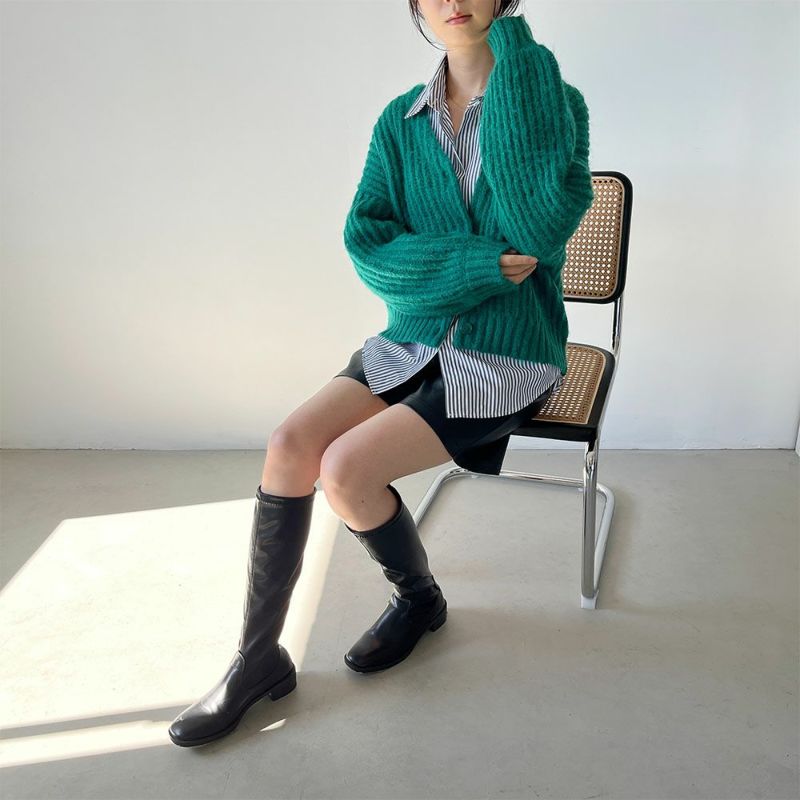 GOOD CREW 畦編みVネックカーディガン レディース商品画像-9