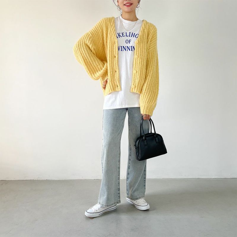 GOOD CREW 畦編みVネックカーディガン レディース商品画像-20