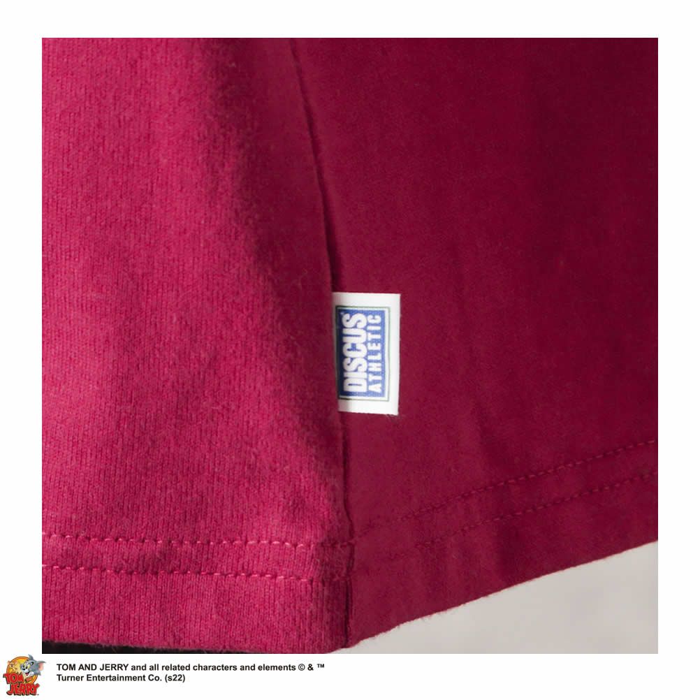 DISCUS×Tom and Jerry タギングロングスリーブTシャツ メンズ