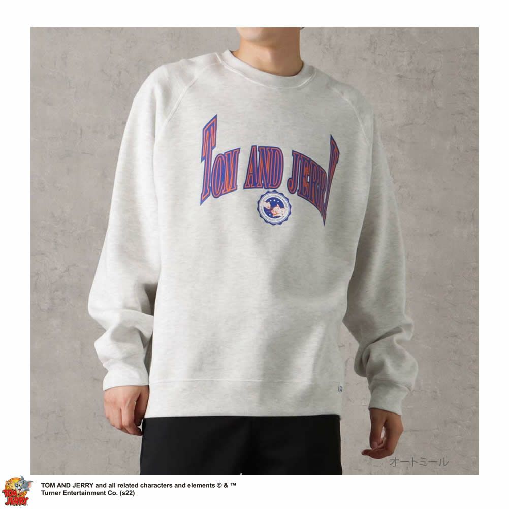 DISCUS×Tom and Jerry タギングトレーナー メンズ
